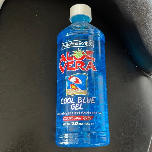 Skincare Sunburn Fruit Of The Earth Aloe Vera Lidocaine Cool Blue Gel